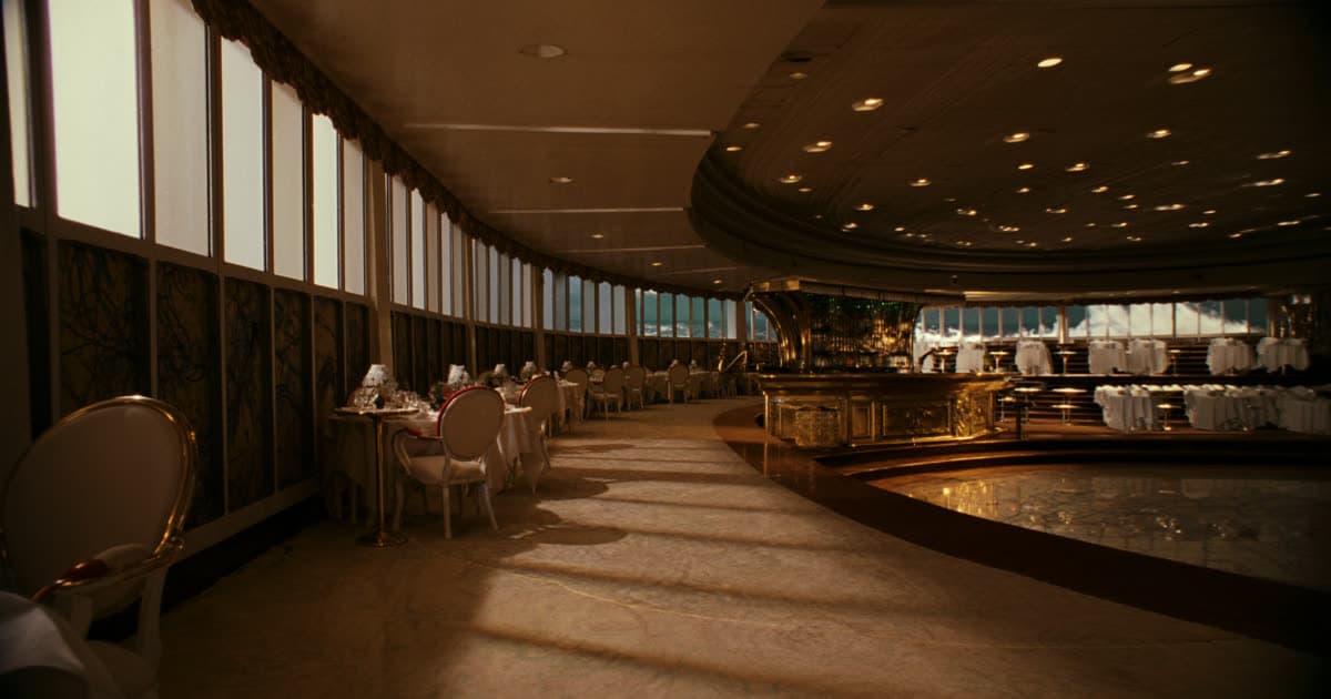 Cruise crew service motifs across ship departments