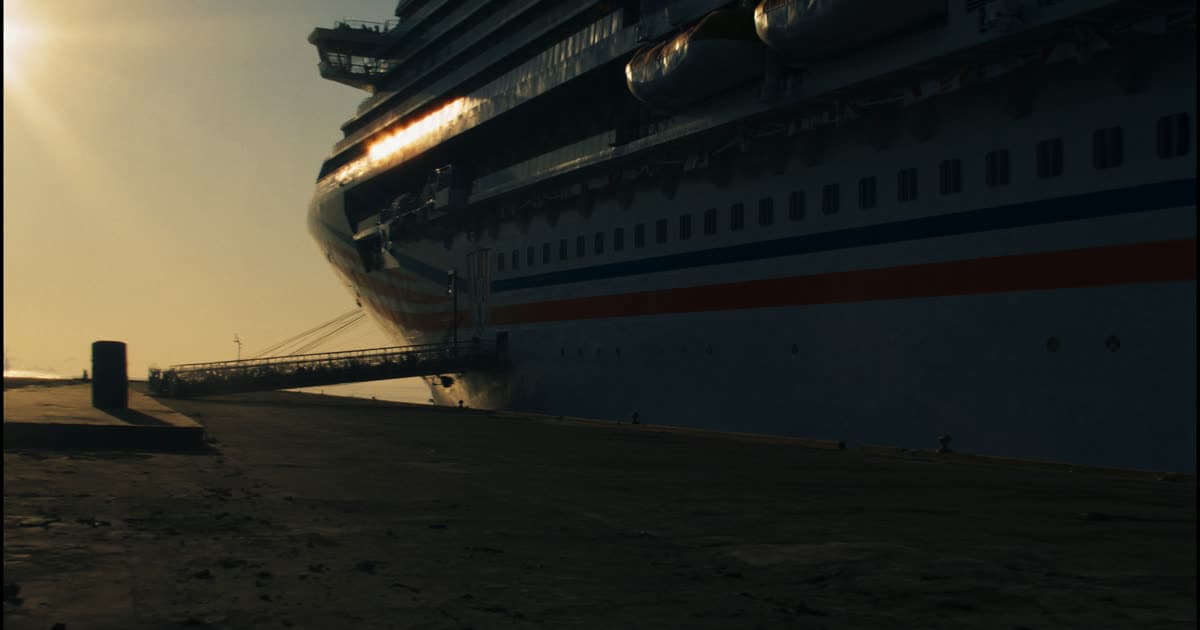 A large cruise ship at sea representing a group sailing